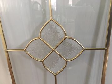 방열 투명한 부엌 찬장 유리제 금속 구조 비스듬한 가장자리