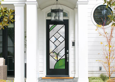 스카이라이트 장식적인 스테인드 글라스 창문은 현대 세부사항 Nouveau 복잡한 예술을 깝니다