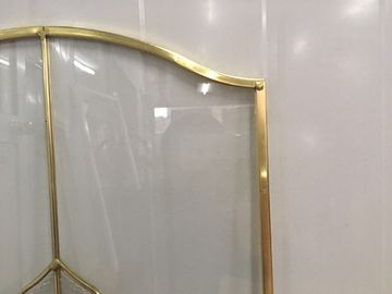 내각, 예술적인 서리로 덥은 내각 유리를 위한 단단하게 한 장식적인 유리제 패널